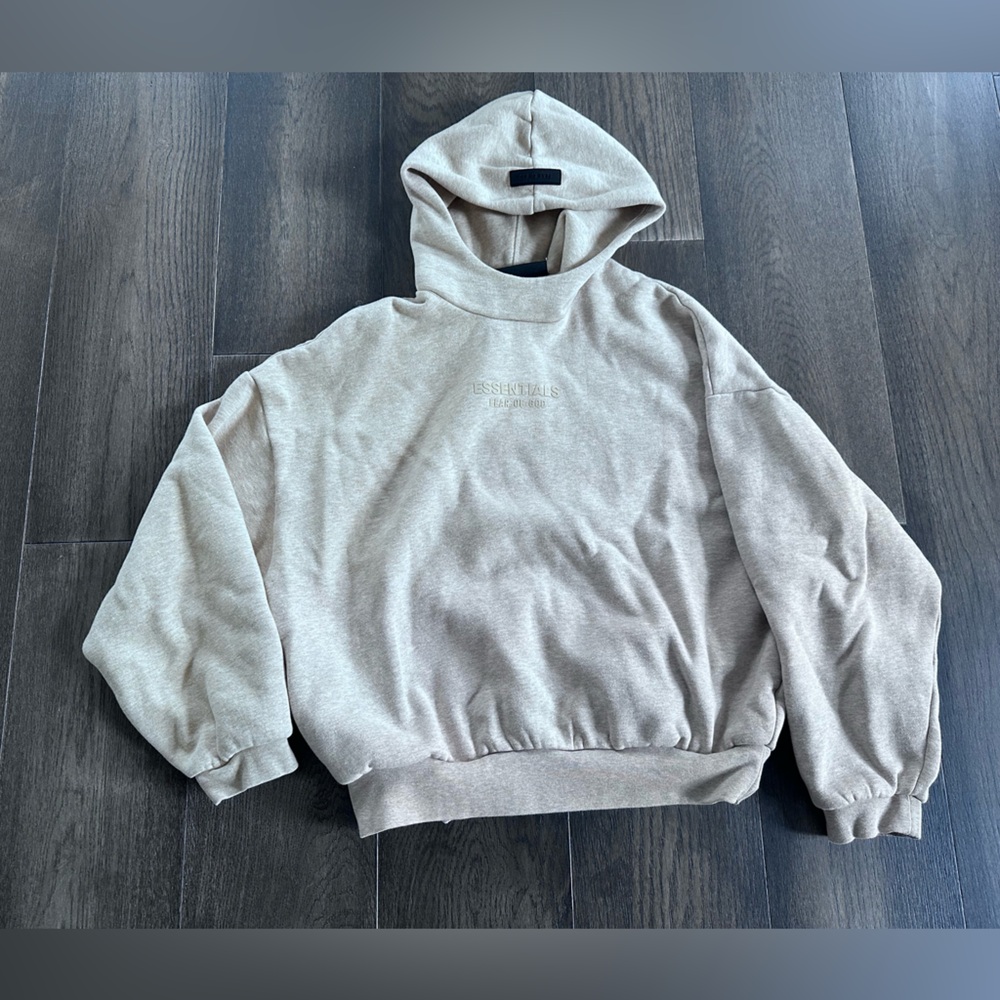 Essentials Fear of God Beige Hoodie XS